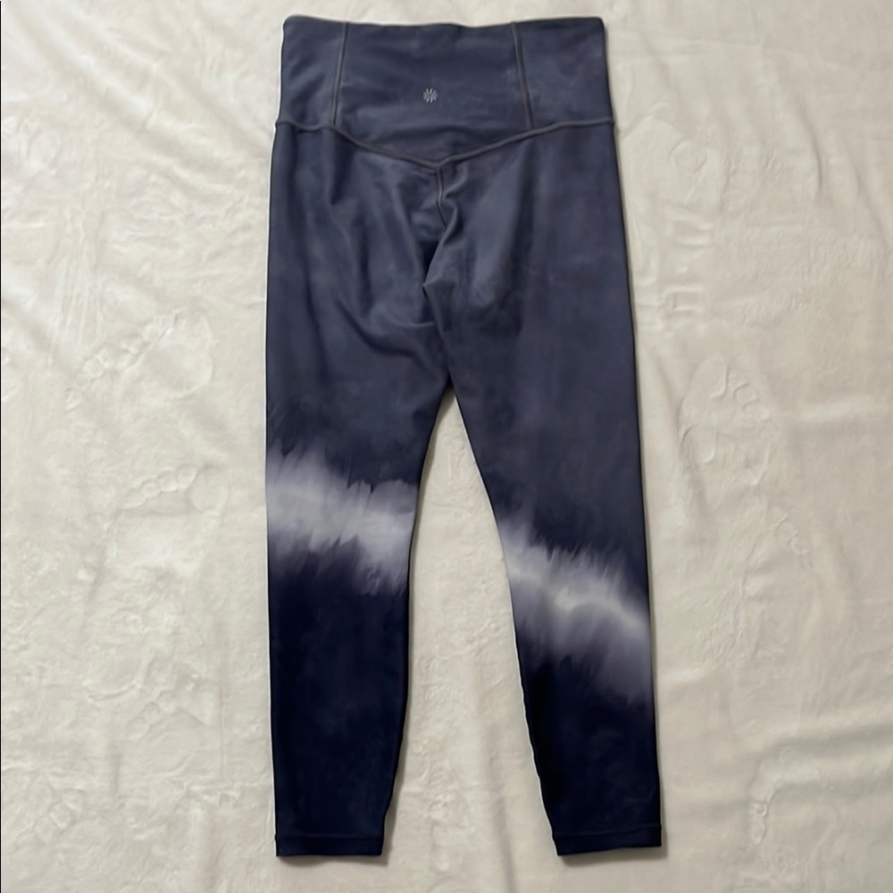 Athleta Blue and White top and Leggings Performance Stretch - Picture 6 of 14